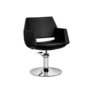 Friseurstuhl Santiago Gabbiano Schwarz Verstellbar Komfortabel Ergonomisch