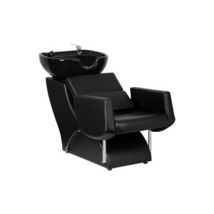 Poste de lavage cheveux Santiago noir Gabbiano barbershop design