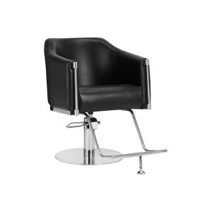 Fauteuil de coiffure Burgos Gabbiano avec pompe hydraulique et repose-pieds élégant