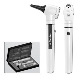 Oto/Ophthalmoscope e-scope F.O. 3.7 V LED in case