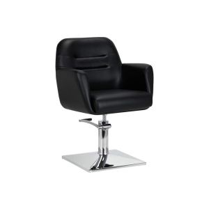 Fauteuil de coiffure Monaco avec levage hydraulique et dossier en cuir synthétique