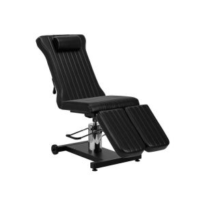 Professionelle Tätowierliege Pro Ink 611 mit hydraulischer Höhenverstellung, schwarz