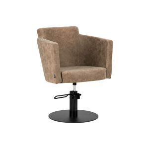 Fauteuil de coiffure Gabbiano Roma avec levage hydraulique et rotation complète