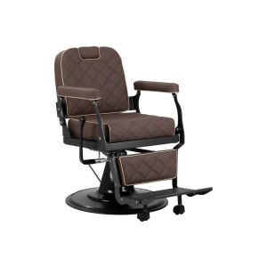 Cadeira de Barbeiro Carlos Gabbiano com Elevação Hidráulica e Encosto Ajustável
