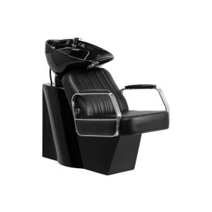 Bac de lavage cheveux Patrizio barbershop Gabbiano noir design automotive