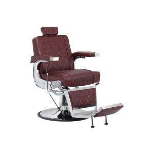 Cadeira de Barbeiro Hair System BM88066 com Reclinável e Apoio Ajustável