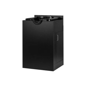 Poste de lavage pour cheveux Gabbiano 5023 station de barbier noire elegante