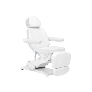 Fauteuil cosmétique électrique Sillon Classic 3 moteurs avec chauffage blanc