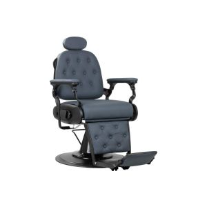 Cadeira de Barbeiro Francesco com Estrutura Grafite Gabbiano