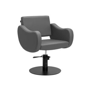 Fauteuil de coiffure Sewilla noir Gabbiano avec pompe hydraulique ergonomique