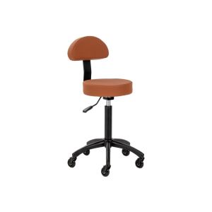 Banqueta com encosto e rodízios D026