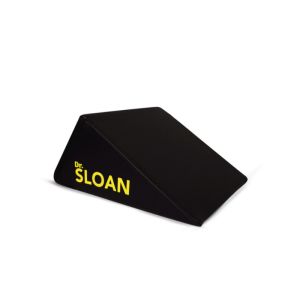 Bloque de Espuma SLOAN para Yoga e Exercícios - Preto com Forro de Couro