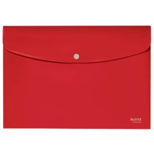 Sobres A4 Opacos Recycle Rojo Leitz 46780025 con Broche Botón