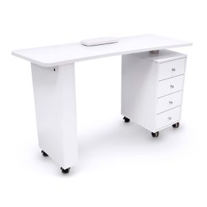 Table de manucure avec quatre tiroirs
