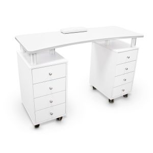 Table de manucure avec double commode
