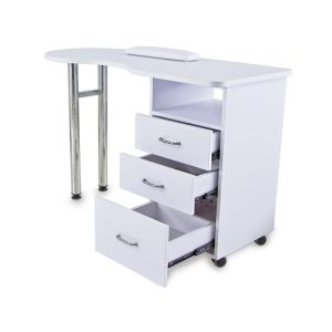 Table pour manucure avec tiroirs