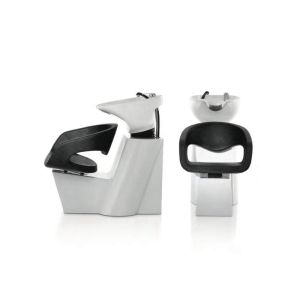 Lavatesta Per Parrucchiere Poltrona In Pelle Lavabo Vasca Basculante In Ceramica Per Salone Capelli Wave