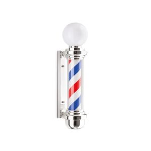 Insegna Barber Shop Girevole e Luminosa Barber Pole Lux