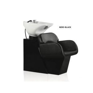 Lavatesta Per Parrucchiere Poltrona In Pelle Lavabo Vasca Basculante In Ceramica Per Salone Capelli Sage