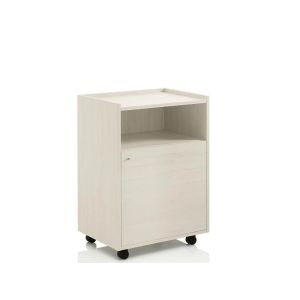 Carrello Estetica in Legno con Rotelle Professionale per Centro Estetico