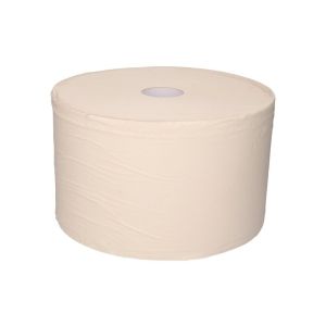GREENSOURCE Papel higiênico industrial branco - 2 camadas - Celulose virgem - Sistema de extração central