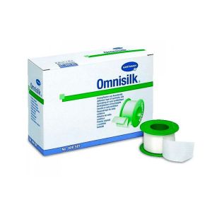Kipsi valkoinen synteettinen silkki Omnisilk. HARTMANN
