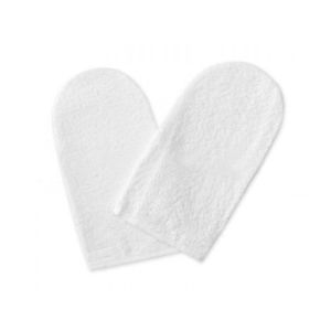Towel mittens to cover the paraffin bath, 1 pair