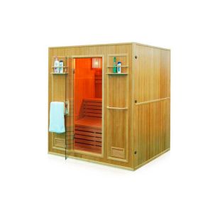 Sauna a Vapor c/ Porta de Vidro - 4 Corpos