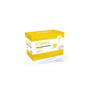 Sticks med glycerin och citronsmak för munhygien och muntorrhet