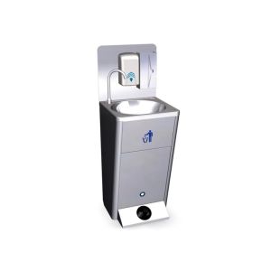 Portables Autonomes Handwaschbecken mit Druckknopf