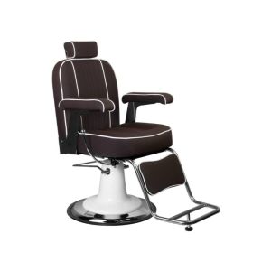 Poltrona de Barbeiro BOSTON com Pistão Hidráulico e Encosto Reclinável