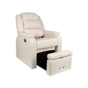 Poltrona Spa per Pedicure Hilton in Ecopelle con Schienale Regolabile