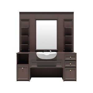 Mobile Barbiere con Lavandino e Doccetta con Miscelatore