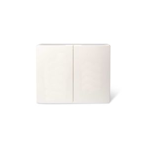 Armoire de Premiers Secours en Plastique 2 Portes 45x37,5x13 cm Blanc