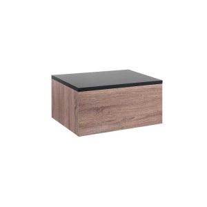 Cassettiera Rettangolare per Salone Parrucchiere e Barbiere Marrone 70x46x32 cm