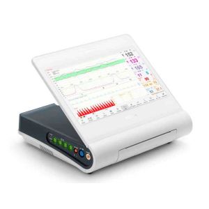Cardiotocographe Moniteur fœtal Edan F12 gémellaire avec capteurs filaires
