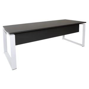 Secretária Com Saia Estrutura Fechada Branco