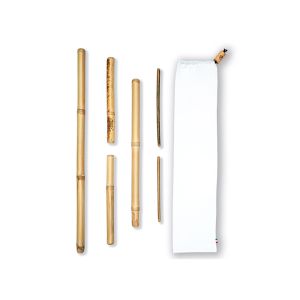 Kit Massaggio Bambù BAMBOOCOLIC FOREVER per massaggio viso e corpo professionale, non trattato chimicamente, antibatteriche e antiossidanti, 6 sticks