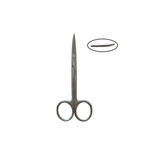 Ciseaux Chirurgical Inoxydable Courbée Pour Gencive, Stérilisable Autoclave