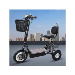 HAPPY - Trottinette électrique 3 roues 1 à 2 places 48V 350 watts pour PMR et Seniors
