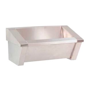 Surgical washbasin, stainless steel