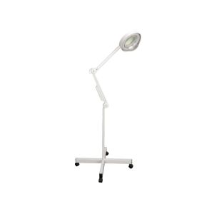 Lampe loupe 5x avec base à roulettes