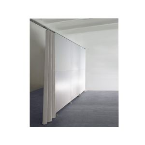 Cloison modulaire pour diviser une pièce en deux parties, 400 x 205 cm