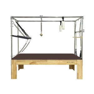 Macchina Pilates Cadillac Reformer KALMA by Fitness Tech, Legno di quercia