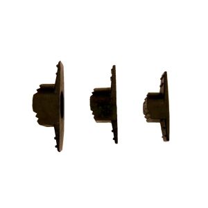 Calcanhar para Andar Adulto com Gesso, Preto