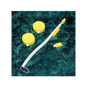 Limpiador de Pés com Mango de 60 cm e 2 Pontas Substituíveis