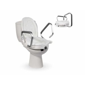 Toilettensitzerhöhung Guadiana mit klappbaren Armlehnen für Erwachsene