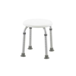 Faro Duschhocker höhenverstellbar 44-54 cm Aluminium mit rutschfesten Saugnäpfen