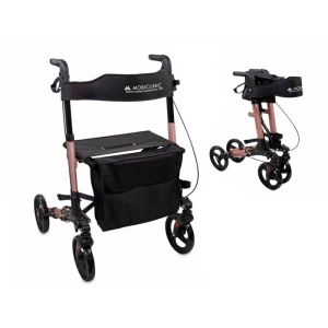 Déambulateur Trajano à 4 roues et chariot de courses pour personnes âgées