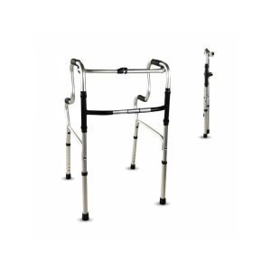 Déambulateur pliant Pórtico en aluminium avec poignées ergonomiques